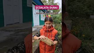 Ciocolata Dubai la bunica în grădină🤣 LIKE dacă cunoașteți melodia👍🍫🏡 Ciao Patricia #Short