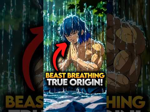 How Did Inosuke Actually Developed his Beast Breathing? Demon Slayer Explained #demonslayer #shorts