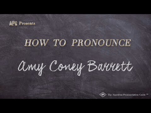How to Pronounce Amy Coney Barrett (Real Life Examples!)