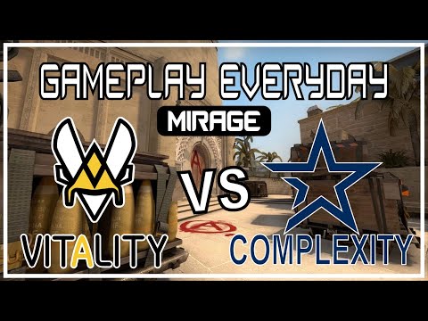 🔥 CS GO - GamePlay - Mirage - Team Vitality vs Complexity (GamePlay EveryDay) 🔥 POV Demos 31/9
