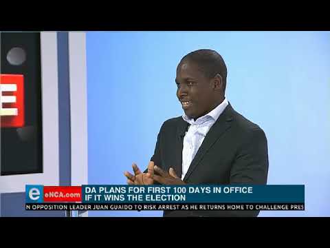 Mmusi Maimane outlines DA's first 100 days