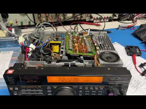 Morning 40M QSO with IC-736, W6GGI, and KJ6JUS