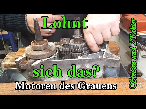 Simson S51 engines: disassembling, regenerating, and splitting. Engines from the Internet - Engin...