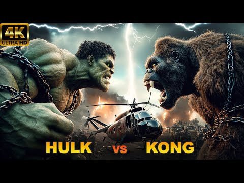 King Kong vs Hulk vs Military Forces | Total Destruction