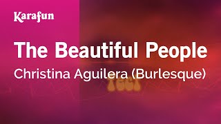 Karaoke The Beautiful People - Christina Aguilera *