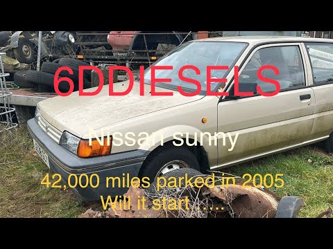 Einen Nissan Sunny mit 42.000 Meilen zum Starten zu bringen, nachdem er seit 2005 gestanden hat…....