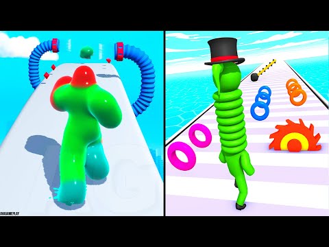 Blob Runner 3D vs Long Neck Run