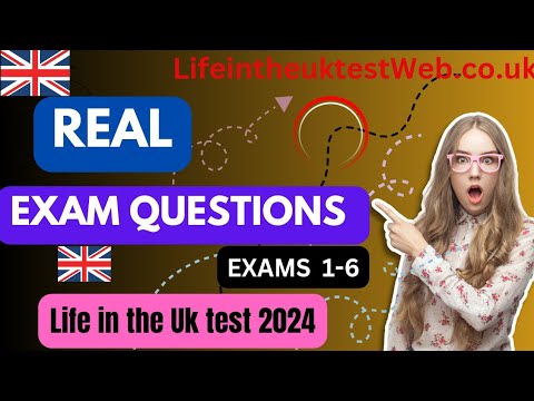 REAL EXAM QUESTIONS LIFE IN UK TEST 2024||EXAM 1-6||#lifeinuktest