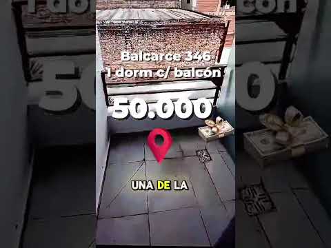 Dpto en venta de 1 dorm con balcon