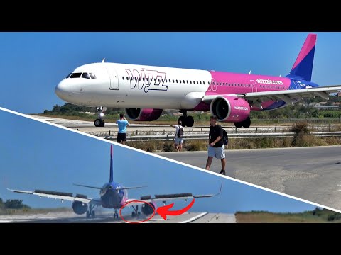 REJECTED TAKEOFF at Skiathos | Wizz Air Airbus A321neo [with ATC Audio) | 2x Jetblast & Takeoff [4K]