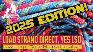 The Load Strand Direct & Variations. Lowering on a Guide Mode belay. #climbing