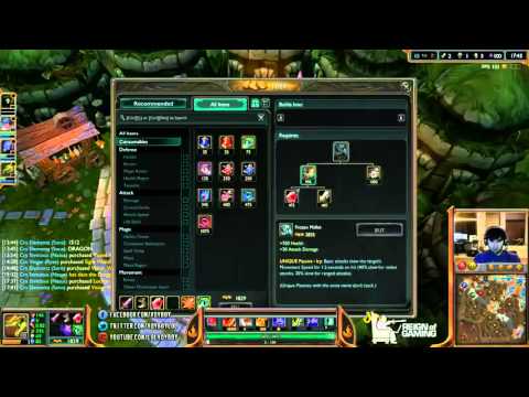 Crs Voyboy - Renekton vs J4 and Thresh bot [Bad quality]