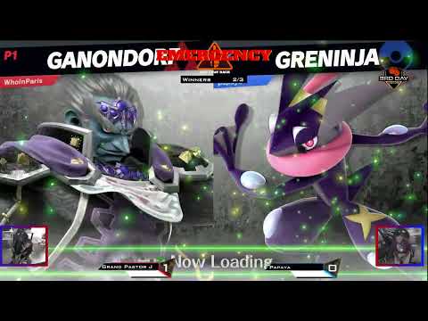 Grand Pastor J (Ganondorf) vs Papaya (Greninja) - HDR Winners Pools - Emergency: Run That Back!