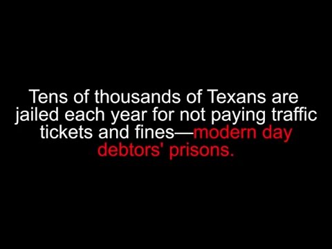 End Debtors' Prisons in Texas