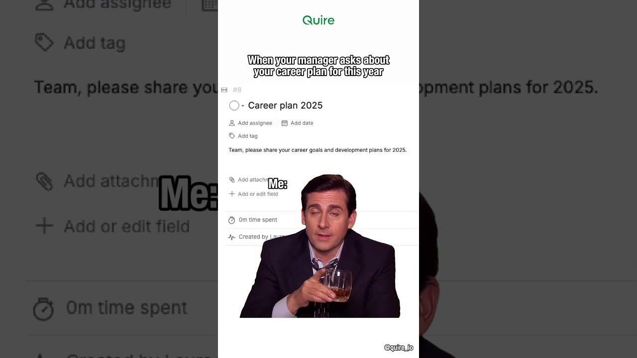 Me confidently explaining my totally solid career plan for this year… 😂