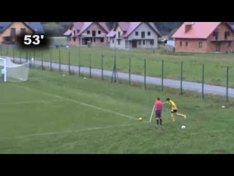 Krzysztof Michura 2:3 (53') Laskovia Laskowa - Płomień Limanowa