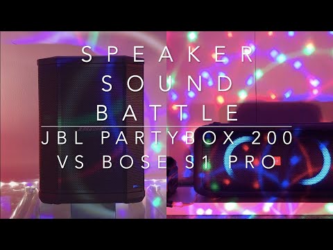 BOSE S1 Pro vs JBL Partybox 200 Sound Battle