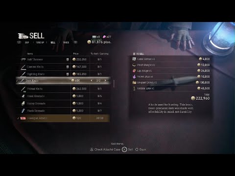 RE4R Merchant ROASTS you for upgrading every weapon...