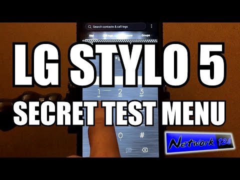LG Stylo 5 - How to access secret test menu