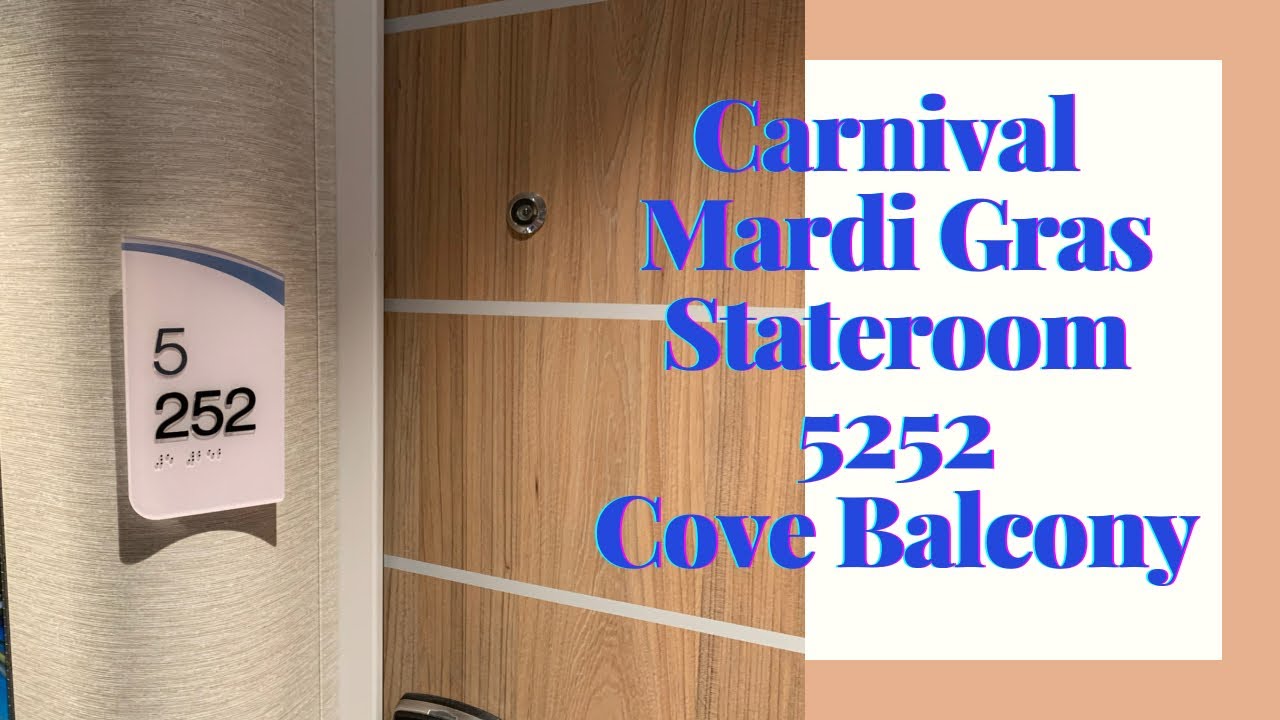 Carnival Mardi Gras - Cabin 5252 - Video 1