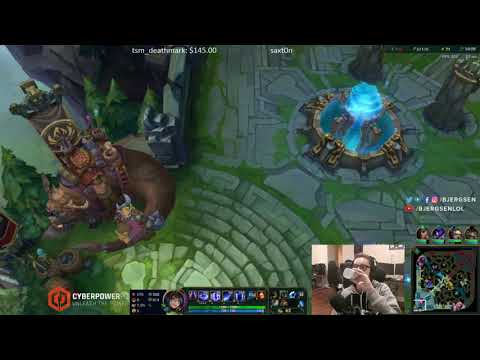 TSM Bjergsen IRELIA VS ZOE MID // TSM Bjergsen STREAM PATCH 8.10