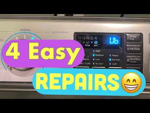 Samsung Top Load Washing Machine; Repairs for Unbalanced Loads