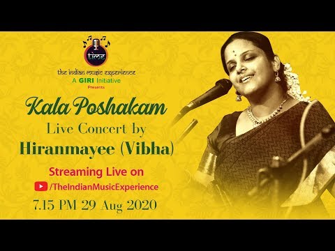 Live Concert by Hiranmayee (Vibha) | Kala Poshakam | The Indian Music Experience | TIME