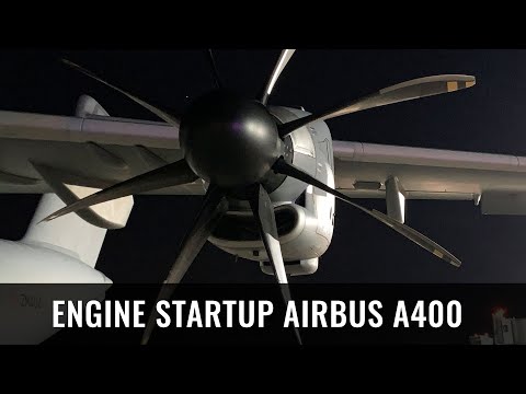 Engine Startup A400 Airbus