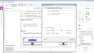 How to add a digital signature for someone to sign on a pdf