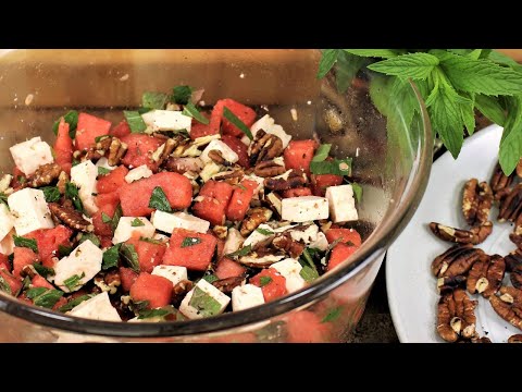 Tasty Watermelon and Feta Cheese salad
