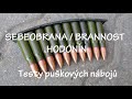 Testy puškových nábojů, střelba do jílu. .22 LR, 5,45x39, .223 rem., 7,62x39, .308 win.