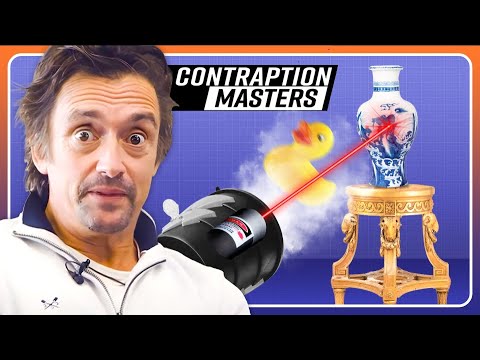 Chaotic Chain Reaction Machines Built To Dust Off Priceless Antiques! | Contraption Masters