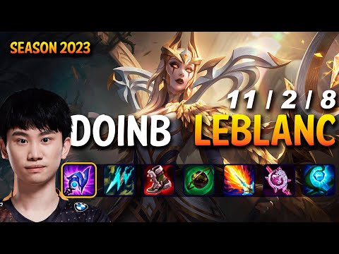 Doinb LEBLANC vs AKSHAN Mid - Patch 13.12 KR Ranked