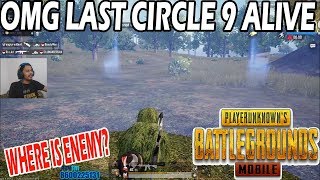 😱 OMG 9 ALIVE IN LAST CIRCLE | RAREST CIRCLE IN PUBG MOBILE | WHO WILL WIN ? MUST WATCH