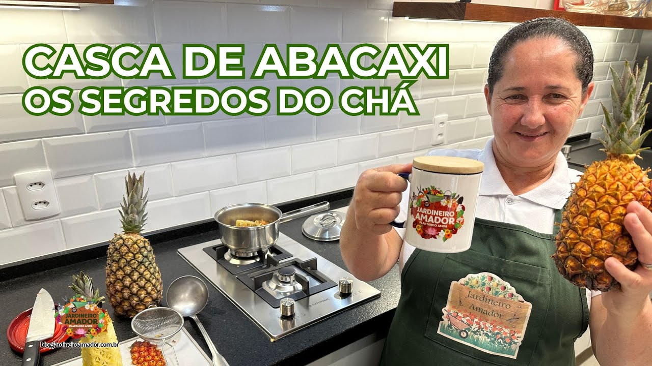 Chá da casca de abacaxi🍍 seca barriga