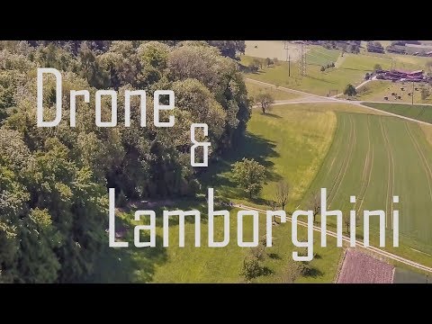 Drone and Lamborghini (Swiss Farmer Edition)