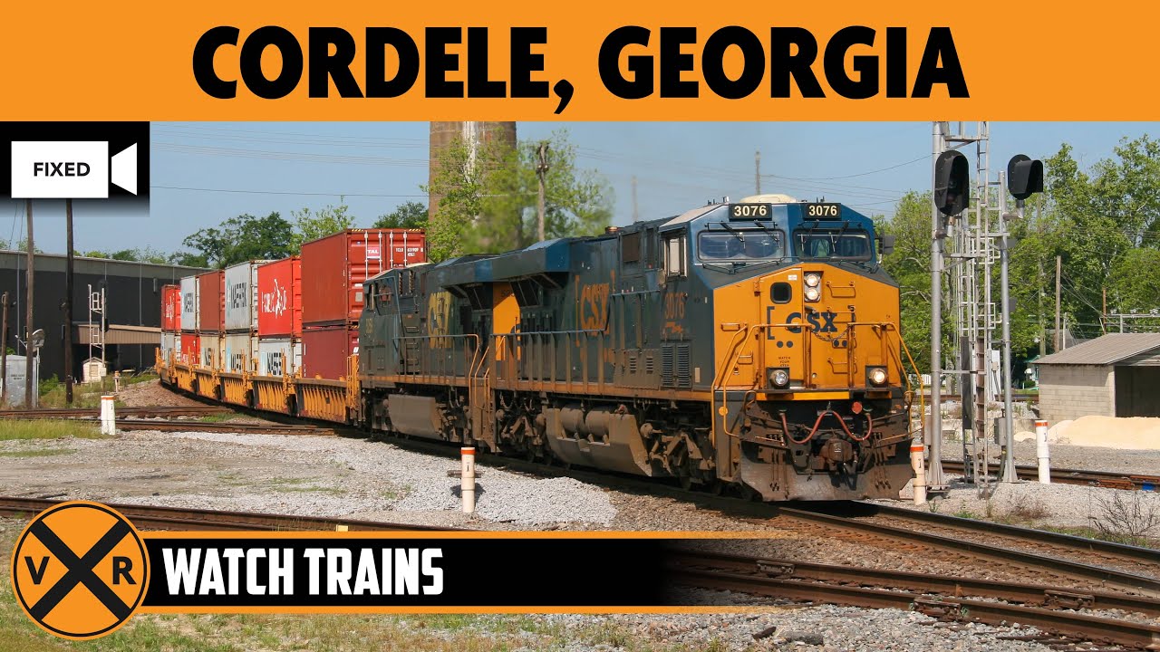 Live webcam view of Cordele Railroad Diamond Trainspotting