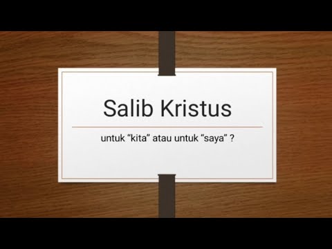 SALIB KRISTUS
