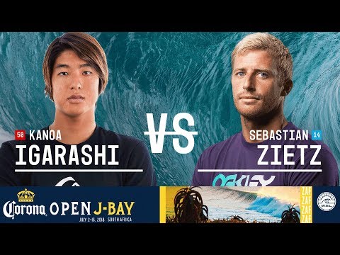 Kanoa Igarashi vs. Sebastian Zietz - Quarterfinals, Heat 4 - Corona Open J-Bay - Men's 2018