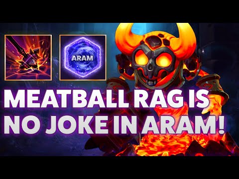 ARAM LOST CAVERN - MEATBALL RAGNAROS IS NO JOKE IN ARAM!