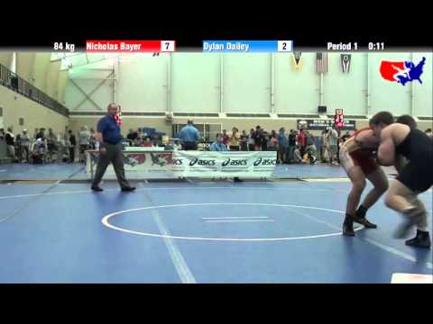 Nicholas Bayer vs. Dylan Dailey at 2013 ASICS University Nationals - FS