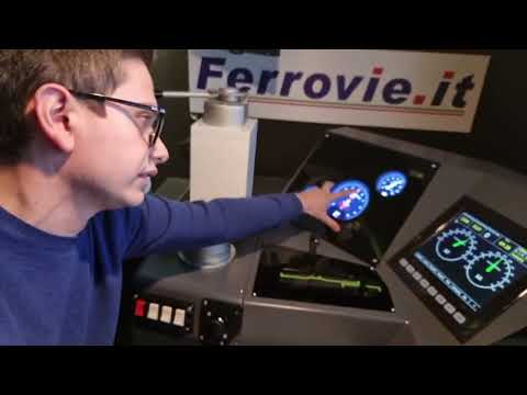 Aula mobile con simulatore di treno E464