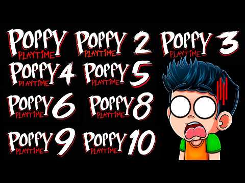 Toda la Historia de Poppy Playtime Capítulo 1 al 10 | Jondres Gc REACCIONA