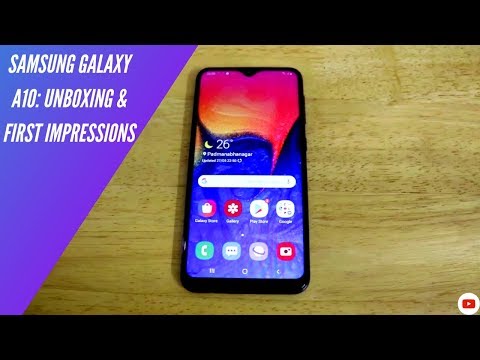 Samsung Galaxy A10: Unboxing & First Impressions 🔥🔥👌👌