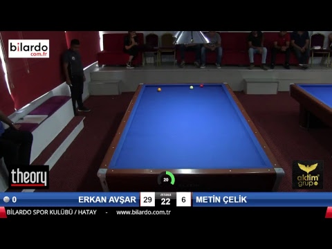 ERKAN AVŞAR & METİN ÇELİK Bilardo Maçı - HATAYIN ANVATANA KATILIŞ KUPASI-1. Tur