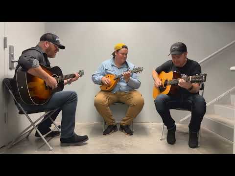"Forked Deer" - Bob Minner, Josiah Nelson, Jake Workman on their Collings Instruments at IBMA 2022