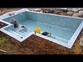 DIY Cinderblock Pool Build Start To Finish Diy Pool Ingroundpool