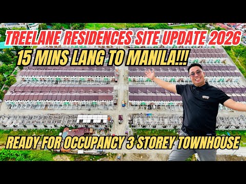 Treelane Residences Imus Site Update 2026 | Ready for Occupancy 3-Storey Townhouse Near Manila
