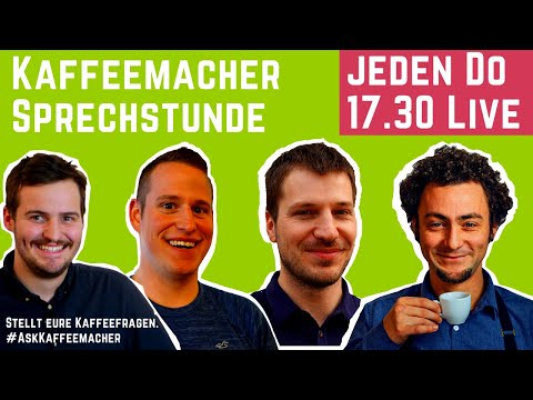 Kaffeewasser mit Dr. Marco Wellinger -  Kaffemacher-Sprechstunde | Live