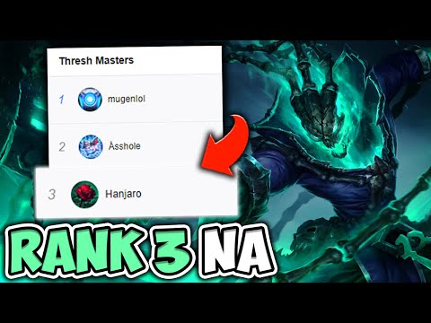 I HIT EARLY SEASON RANK 3 WITH HOOK MAGNET THRESH! - League of Legends
